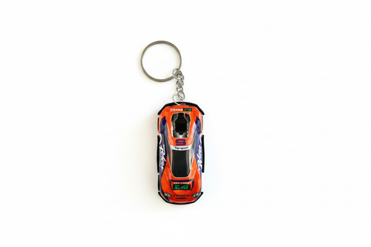 Orange & Red Racing Car - Clean Background