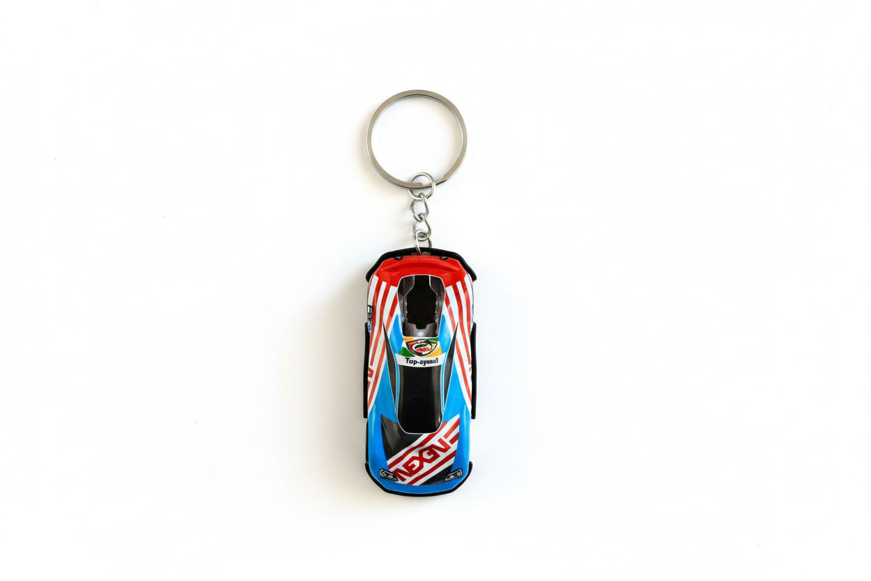 Red & Blue Racing Car - Clean Background