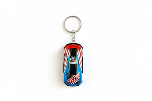 Red & Blue Racing Car - Clean Background