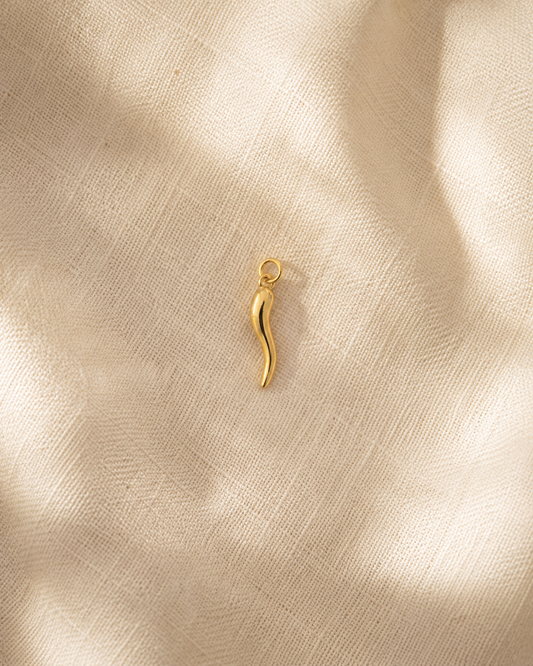 Golden chilli pendant