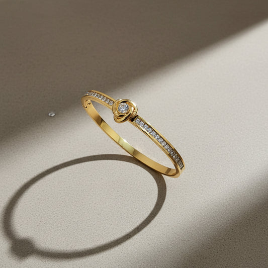 Baby Size Rose Bloom Bangle