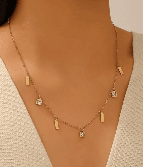 Dazzle Bar Necklace