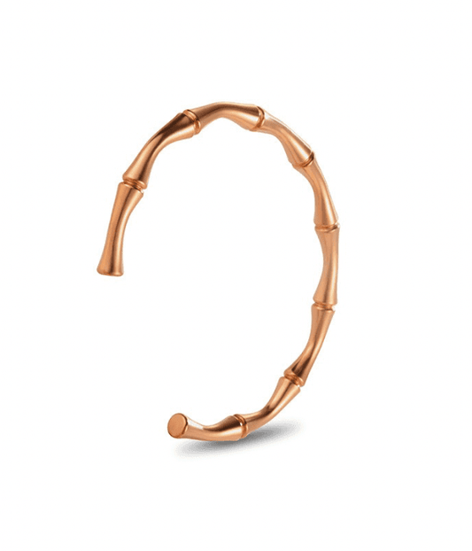 Adjustable Bamboo bangle Rose gold