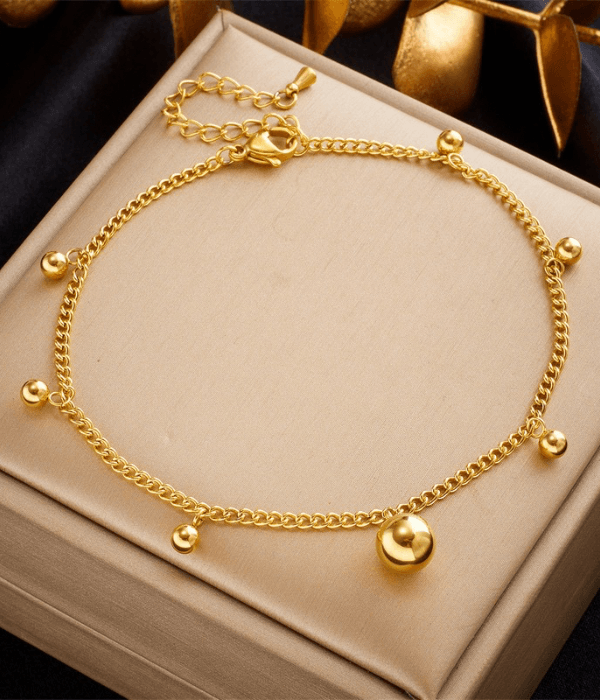 Round anklets pair