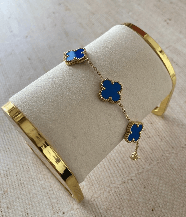 Clover bracelet Blue