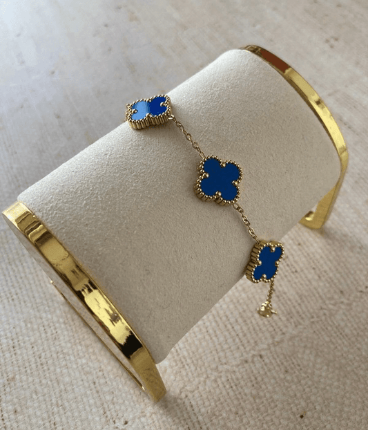 Clover bracelet Blue