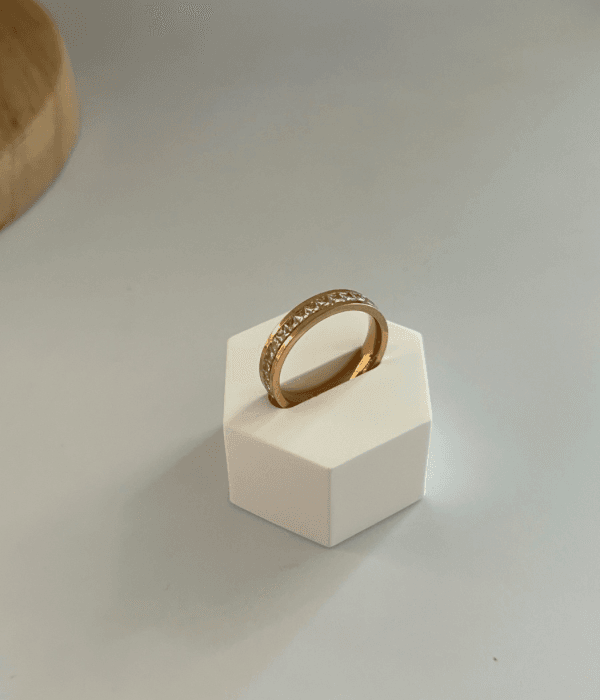 Blush Pave Band - 8