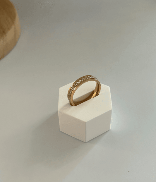 Blush Pave Band - 8