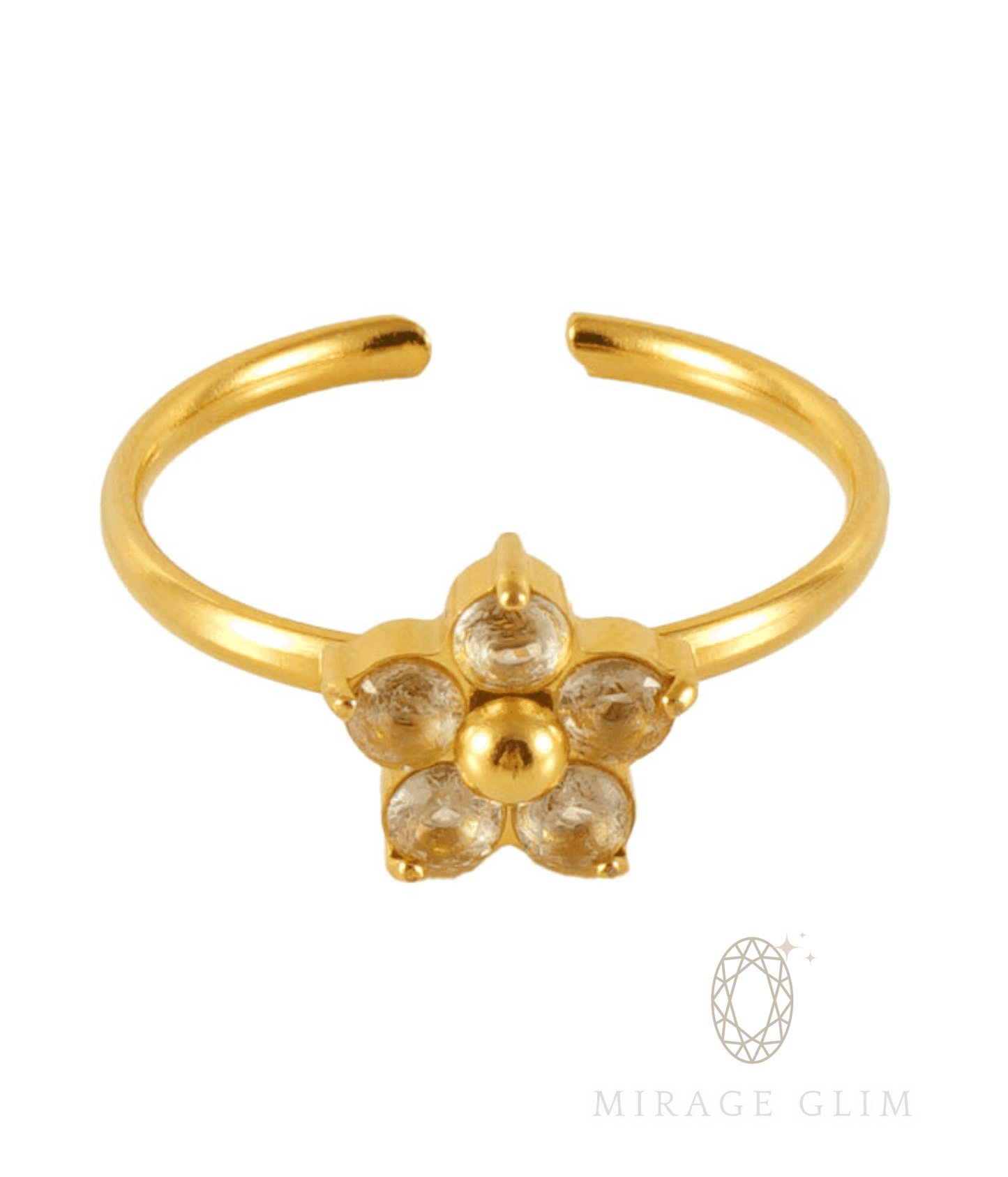 Flower White stone