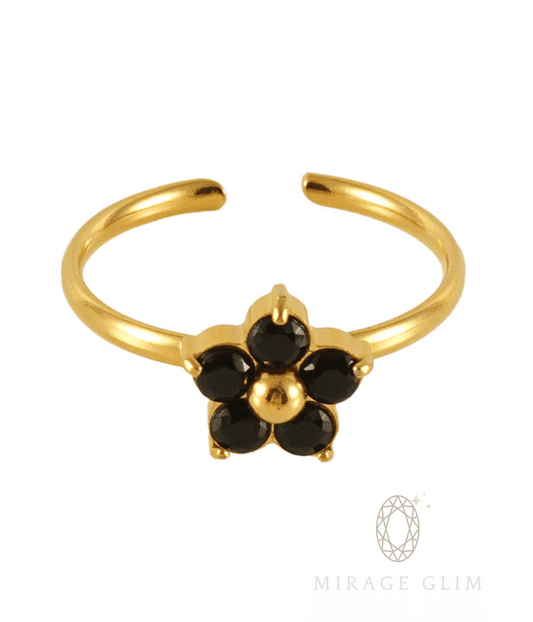 Flower Black stone